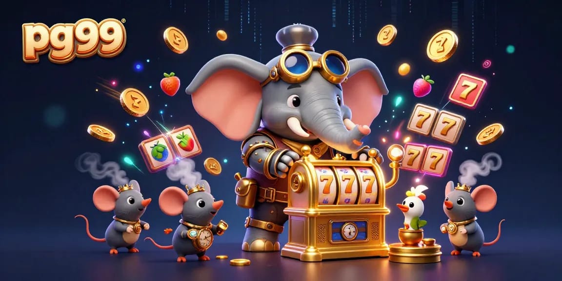 Spin the golden slot machine at pg99 while enjoying thrilling jackpot action with vibrant 3D visuals.