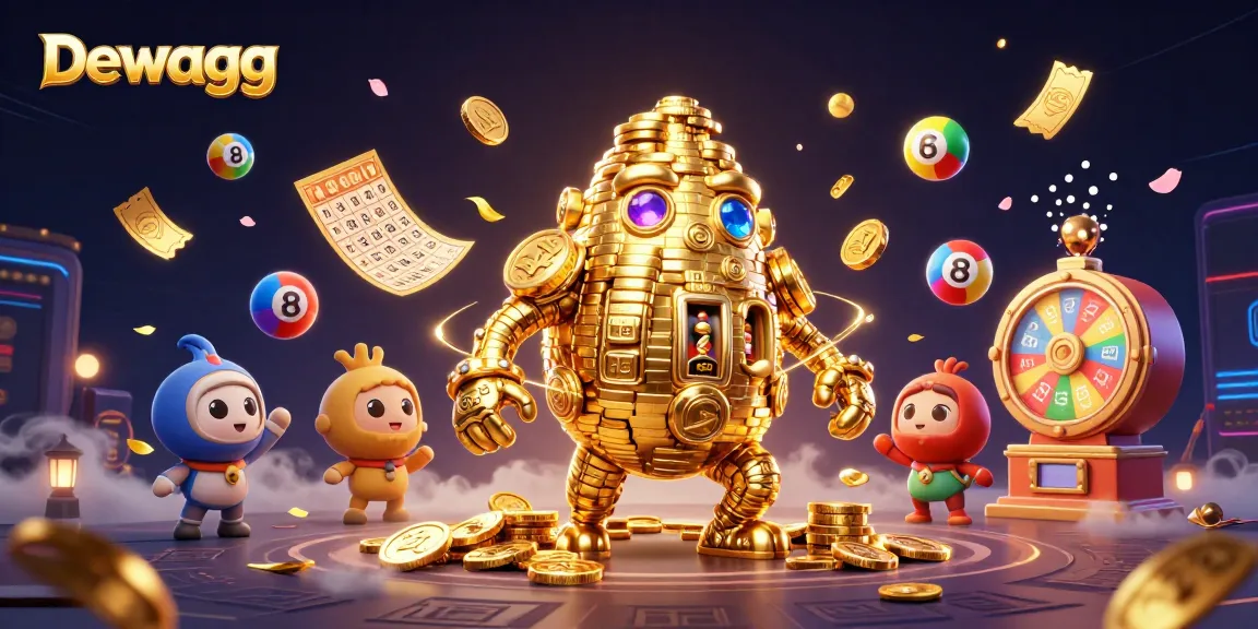 Dewagg offers thrilling jackpot slots with an engaging golden golem and colorful gaming elements.
