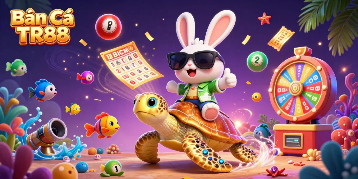 Shoot fish with Bắn Cá TR88 and catch big prizes in this lively underwater scene!