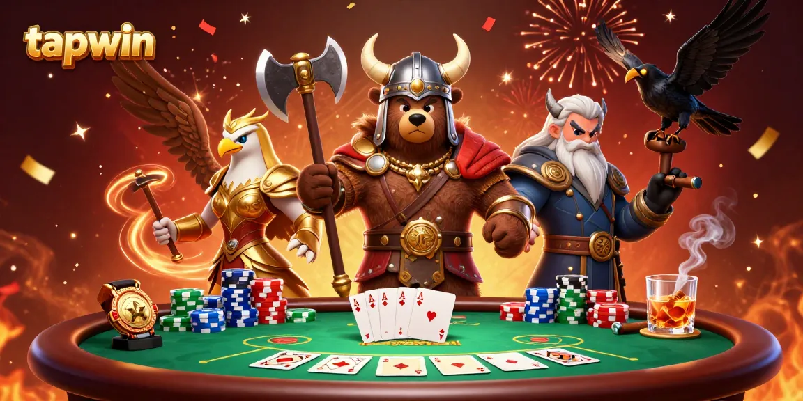 Join the tapwin gaming adventure with dynamic characters and thrilling casino elements.