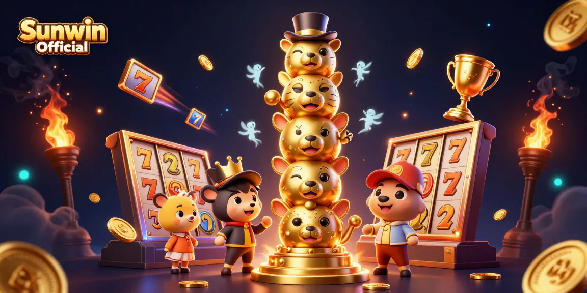 Experience the thrilling action of Sunwin Official with vibrant 3D slot machines and dynamic gameplay elements.