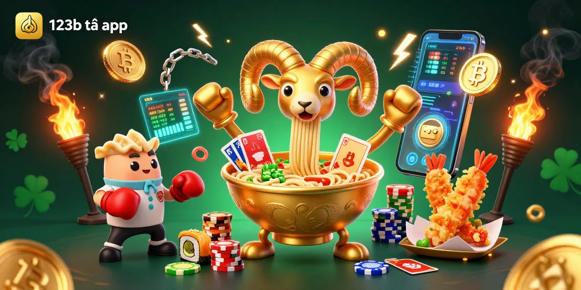 Play exciting games with 123b tải app and win amazing prizes in this vibrant casino scene.
